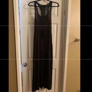 Black maxi dress